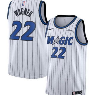 Men's Orlando Magic #22 Franz Wagner White 2025 Association Edition Stitched Basketball Jersey
