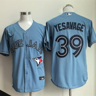 Men's Toronto Blue Jays #39 Trey Yesavage Blue 2025 Cool Base Stitched Baseball Jersey