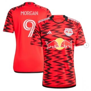 Men New York Red Bulls Lewis Morgan Red 2024 Legacy Replica Player Jersey
