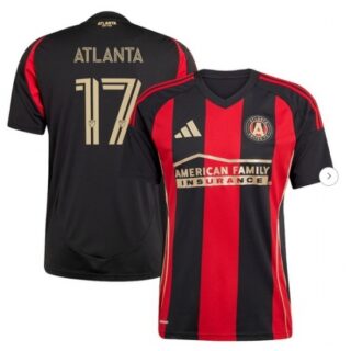 Men's Atlanta United FC #17 Black 2025 The Connector Replica Player Jersey