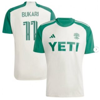 Men's Austin FC Osman Bukari adidas Tan 2024 The Armadillo Kit Replica Player Jersey