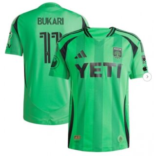 Men's Austin FC adidas Green 2025 The Heartbeat Kit Authentic Player Jersey