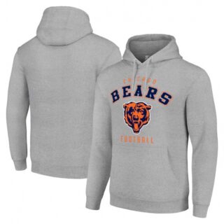 Men's Chicago Bears Heather Gray Pullover Hoodie