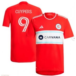 Men's Chicago Fire Hugo Cuypers Red 2024 Return To Red Replica Player Jersey
