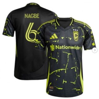 Men's Columbus Crew Darlington Nagbe Black 2025 The Goosebumps Kit Authentic Player Jersey