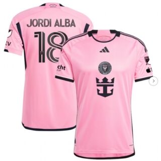 Men's Inter Miami CF Jordi Alba Ramos Pink 2024 2getherness Authentic Player Jersey