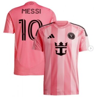 Men's Inter Miami CF Lionel Messi Light Pink 2025 Euforia Replica Player Jersey