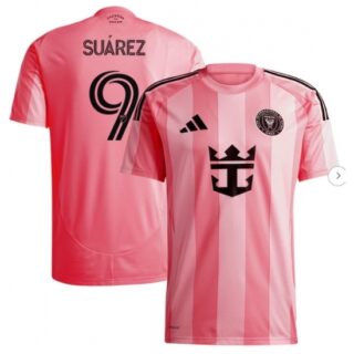 Men's Inter Miami CF Luis Suarez Light Pink 2025 Euforia Replica Player Jersey