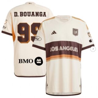 Men's LAFC Denis Bouanga adidas Tan 2024 Archive Authentic Jersey