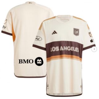 Men's LAFC adidas Tan 2024 Archive Authentic Jersey
