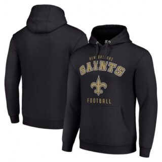 Men's New Orleans Saints Black Pullover Hoodie
