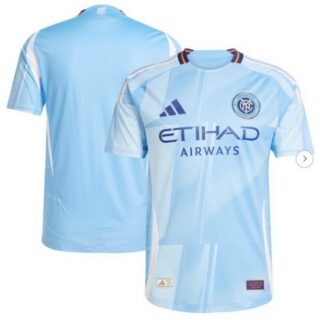 Men's New York City FC adidas Light Blue 2025 The Excelsior Authentic Jersey