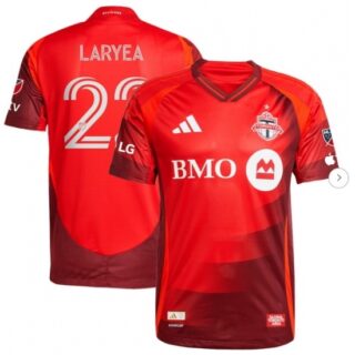 Men's Toronto FC Richie Laryea adidas Red 2025 Club Kit Authentic Player Jersey