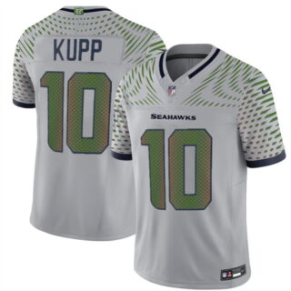 Youth Seattle Seahawks #10 Cooper Kupp Grey 2025 F.U.S.E. ??Rivalries?? Vapor Untouchable Limited Stitched Football Jersey