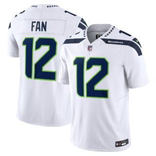 Youth Seattle Seahawks #12 Fan White 2025 F.U.S.E.Vapor Untouchable Limited Football Jersey
