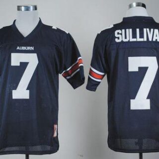 Men's Auburn Tigers ACTIVE PLAYER Custom Navy Throwback Stitched Football Jersey