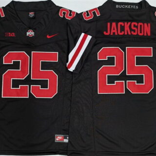 Men's Ohio State Buckeyes #25 Lamar Bo Jackson Black 2025 F.U.S.E. Limited Stitched Jersey