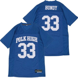 Men's Al Bundy #33 Polk High Football Jersey