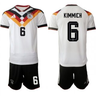 Men's Germany #6 Joshua Kimmich White 2025-26 Home Soccer Jersey Suit