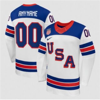 Men's USA Active Player Custom White 2026 Stitched Jersey