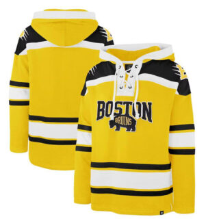 Men's Boston Bruins 2026 Gold Superior Lacer Hoodie