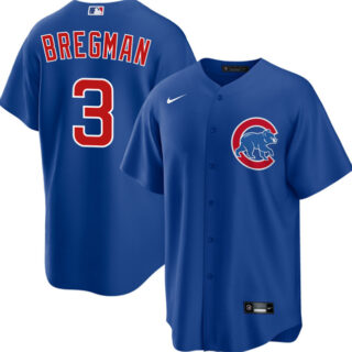 Men's Chicago Cubs #3 Alex Bregman Royal 2026 Cool Base Stitched Baseball Jersey