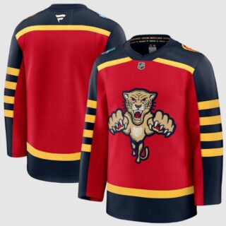 Men's Florida Panthers Blank Red 2026 Winter Classic Stitched Hockey Jersey