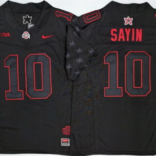 Men's Ohio State Buckeyes #10 Julian Sayin Black 2025 F.U.S.E. Limited Stitched Jersey