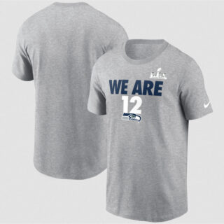 Men's Seattle Seahawks Heather Gray 2025 Super Bowl LX Fast As Fast Gets T-Shirt