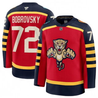 Men's Florida Panthers #72 Sergei Bobrovsky Red 2026 Winter Classic Stitched Hockey Jersey