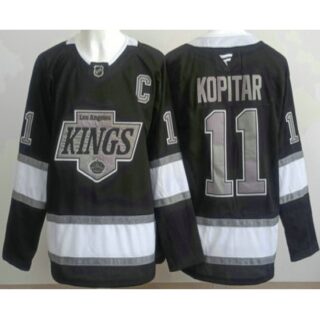 Men's Los Angeles Kings #11 Anze Kopitar Black Alternate Authentic Jersey