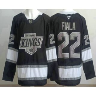 Men's Los Angeles Kings #22 Kevin Fiala Black Alternate Authentic Jersey