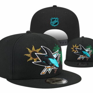 San Jose Sharks Stitched Snapback Hats 006