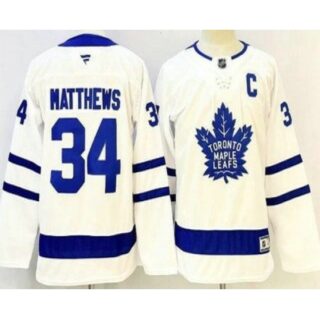 Youth Toronto Maple Leafs #34 Auston Matthews White Authentic Jersey