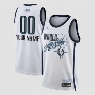 All Star Active Player Custom White Stitched Basketball Jersey