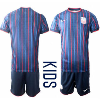 Kids United States USA Blank or Custom Team FIFA x World Cup 2026 Away On Field Suit Jersey