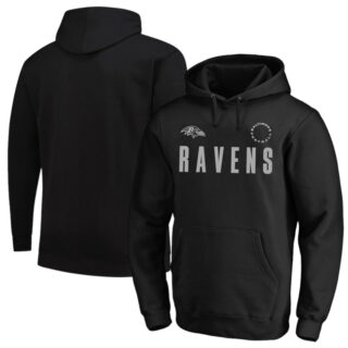 Men's Baltimore Ravens Black Big & Tall Chip Shot Hoodie