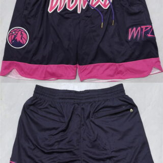 Men's Minnesota Timberwolves Black 2025 Shorts (Run Small)
