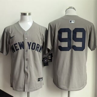 Men's New York Yankees #99 Aaron Judge Grey 2026 Limited Stitched Baseball Jersey