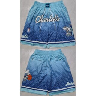 Men's Charlotte Hornets Teal Blue Shorts