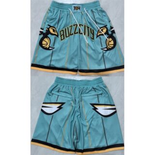 Mens Charlotte Hornets Teal Shorts (Run Small)