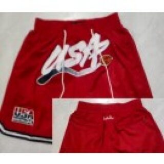 Men's Dream 3 USA Red 1996 Olympic Just Don Shorts