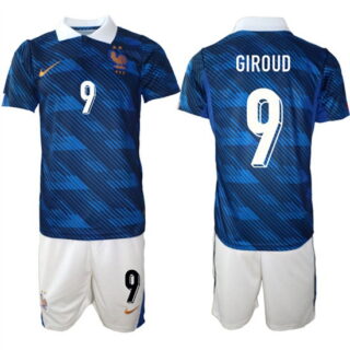Men's France #9 GIROUD National Team FIFA x World Cup 2026 Home On Field Jersey