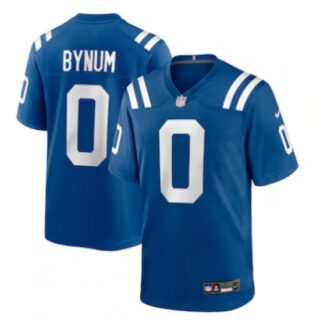 Men's Indianapolis Colts #0 Camryn Bynum Limited Blue Royal Team Jersey