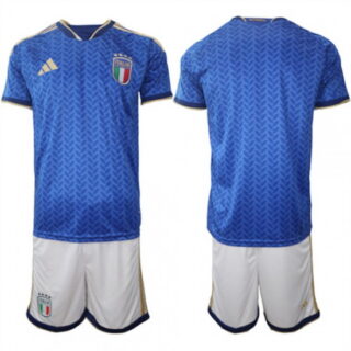 Men's Italy Blank National Team FIFA x World Cup 2026 Home Blue On Field Jerseys