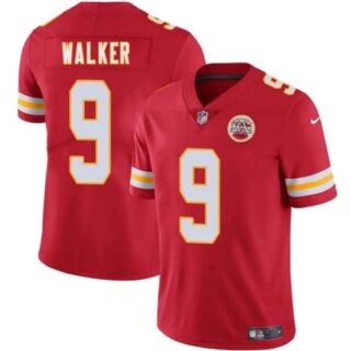 Men's Kansas City Chiefs #9 Kenneth Walker III Red 2026 Vapor Untouchable Limited Stitched Football Jersey