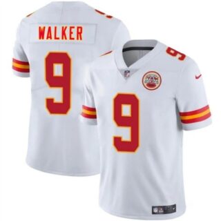 Men's Kansas City Chiefs #9 Kenneth Walker III White 2026 Vapor Untouchable Limited Stitched Football Jersey