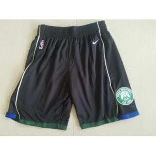Men's Milwaukee Bucks Black NBA Shorts (Run Smaller)