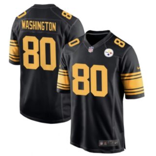 Men's Pittsburgh Steelers #80 Darnell Washington Black Color Rush Vapor Untouchable Limited Stitched Jersey