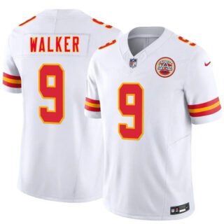 Youth Kansas City Chiefs #9 Kenneth Walker III White 2026 F.U.S.E. Vapor Untouchable Limited Stitched Football Jersey